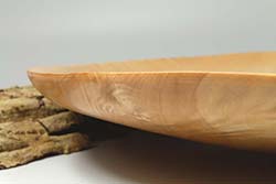 Schale, Schüssel aus Holz Bergahorn geriegelt